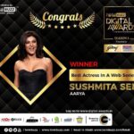 Sushmita Sen Instagram - Yipppeeeeeeeeee!!!! 😄💃🏻👊 Thank you @iwmbuzz for this wonderful honour!!!🙏😁😇💃🏻you can’t see it, but I am jumping with joy all over the room!!!🙈😄🤗 #forevercherished #iwmbuzzdigitalawards2021 #bestactress #Aarya ❤️ @madhvaniram @officialrmfilms @disneyplushotstarvip 🤗💃🏻😁 I love you guys!!! #duggadugga 😍