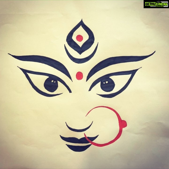 Sushmita Sen Instagram - 🙏 #shubhomahalaya 🤗❤️ Here begins Devi Paksha for me!!! 😊💃🏻 I pray this auspicious time brings all that’s good in this world to shine brighter..Maa Durga brings hope, love & courage..rights all the wrongs..and heals like no other!!🤗😍❤️ illustration done beautifully by @_artistically.rithika_ 😍 I love you guys!! #DUGGADUGGA 🙏💃🏻❤️😊