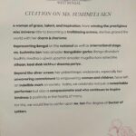 Sushmita Sen Instagram - Hon (Dr.) Sushmita Sen 😄❤️💃🏻 Just had to see how it looked together!!! 😀❤️ Missed receiving the D.Litt in person, down with the worst viral…but to have my father @sensubir receive this honour on my behalf yesterday …this is EVERYTHING!!!😍🥲😇 Thank you Baba!!!! You stood tall & proud!!!! 😊❤️💃🏻 #celebrating #honorarydoctorate #graduatinglifewithhonors 👏😇❤️ I love you guys!! #duggadugga 😇
