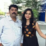 Suza Kumar Instagram - Happy birthday Appa 🥰🎊🧡 U be my everything nd more ♥️☺️ Always blessed that I hve you 👨‍👧 My biggest gift 🎁 💝 Stay blessed nd happy ☺️ . #daddyslittlegirl #mydad #myking #blessed #lifeisbeautiful #happybirthdayappa #happygirlsaretheprettiest 💃🏼☺️♥️😘