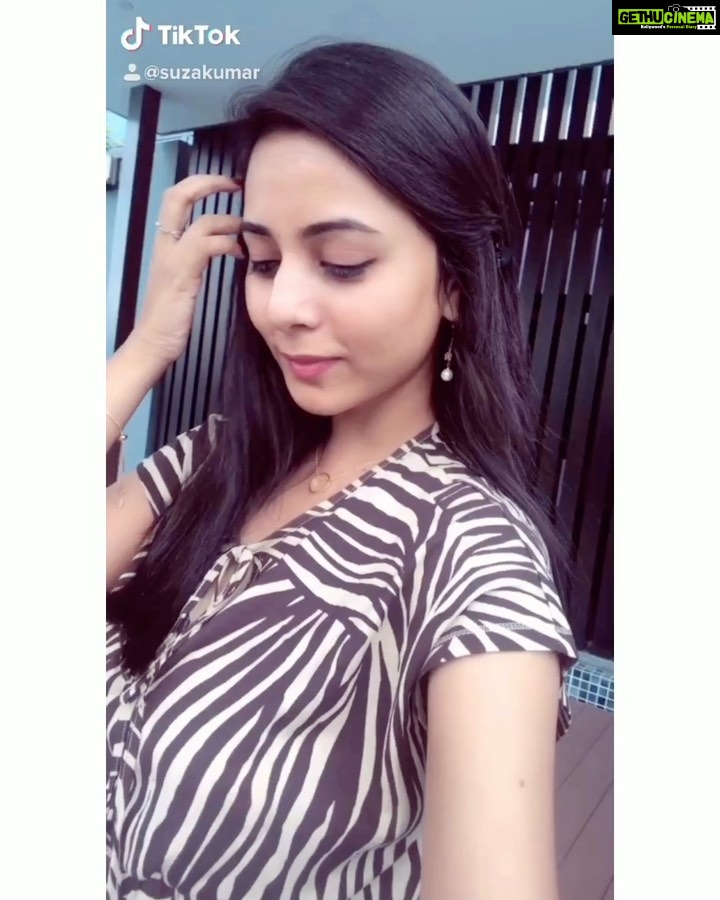Suza Kumar Instagram - My happiness of coming back home is very high 🥰😋☺️ . #chennai #love #happyplace #Lifeisbeautiful #liveforyourself ✨🖤