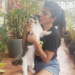 Swagatha S Krishnan Instagram – Abiyum naanum ♥️🐶 #sunday #dogsofinstagram #shihtzufoodie #foodie