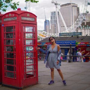 Swagatha S Krishnan Instagram - Just call me maybe ? did just that . Not call maybe ;) ☎️ photography: @bullishpixels @_lost_in_transit #london