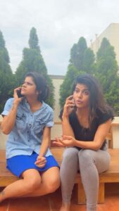 Swagatha S Krishnan Instagram - Indha Sathish paya mattum en kaila maatnaan.. 😵‍💫.. Avana inga tag pannunga da .. @mayaskrishnan