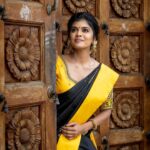Swagatha S Krishnan Instagram – This was such a memorable shoot for many reasons. Firstly for the wonderful @milarajmakeup s talent, for keeping my skin tone intact and giving me my favourite kind of flawless makeup. This gorgeous saree in black and yellow from @kanchi_divine_collection , the wonderful @saransphotography on the camera , Mallipoo in malaysia from @sanas_garden and @raj_kumar_8211 for the impeccable hospitality and welcome ! Cant thank you guys for making me so comfortable throughout the shoot . Cant wait to be back in malaysia to see you all ♥️