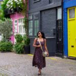 Swagatha S Krishnan Instagram - Did you not hear my lady.. Notting Hill is the prettiest of em all 🪺Photography : @bullishpixels @_lost_in_transit . If an hours’ walking around the neighbourhood can make him shoot like this then i should highly recommend for you to book @bullishpixels for photography along with your flights n hotel bookings . #london #nottinghill