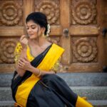 Swagatha S Krishnan Instagram – This was such a memorable shoot for many reasons. Firstly for the wonderful @milarajmakeup s talent, for keeping my skin tone intact and giving me my favourite kind of flawless makeup. This gorgeous saree in black and yellow from @kanchi_divine_collection , the wonderful @saransphotography on the camera , Mallipoo in malaysia from @sanas_garden and @raj_kumar_8211 for the impeccable hospitality and welcome ! Cant thank you guys for making me so comfortable throughout the shoot . Cant wait to be back in malaysia to see you all ♥️