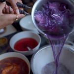 Swagatha S Krishnan Instagram – Throwback to my initial curios days on what color dyes can be extracted from home grown veggies & spices ! Used raw fabrics without treatment or practice ! Was so glad this experiment turned out successful 🤓♥️ Shot & edited by @priyanka.muneshwar_ photography @bhanaa._ #taarabai #throwback Rishikesh ऋषिकेश