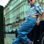 Swagatha S Krishnan Instagram - Try’na be sporty in denim. Are we back in the 80s? ;) photography @vijayvendhan 😎 #london