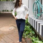 Swathishta Krishnan Instagram - Blue n Black can never go wrong 😎 . . . @mikkie_photographhy