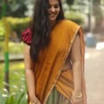 Swathishta Krishnan Instagram - Living That CuTe FaCe,CHubbY WaISt kinda Life 😁 . . . Wearing @ekantastudio Captured by @sat_narain @im__khalid_ @srivathsan_vijayaraghavan