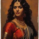 Swathishta Krishnan Instagram - Embracing the Past 📷 The perfect Blend of Retro and #AI Photography featuring our dazzling @swathishta_krishnan 💃 made with AI + #photoshop by @thefanboymade #thefanboymade #retroaesthetic #RetroVibes #artistlife #beauty #indiangirl #paintings #midjourney #aiart