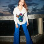 Tamannaah Instagram - Decided to match the sky! 🤍💙🩷 #AakhriSach