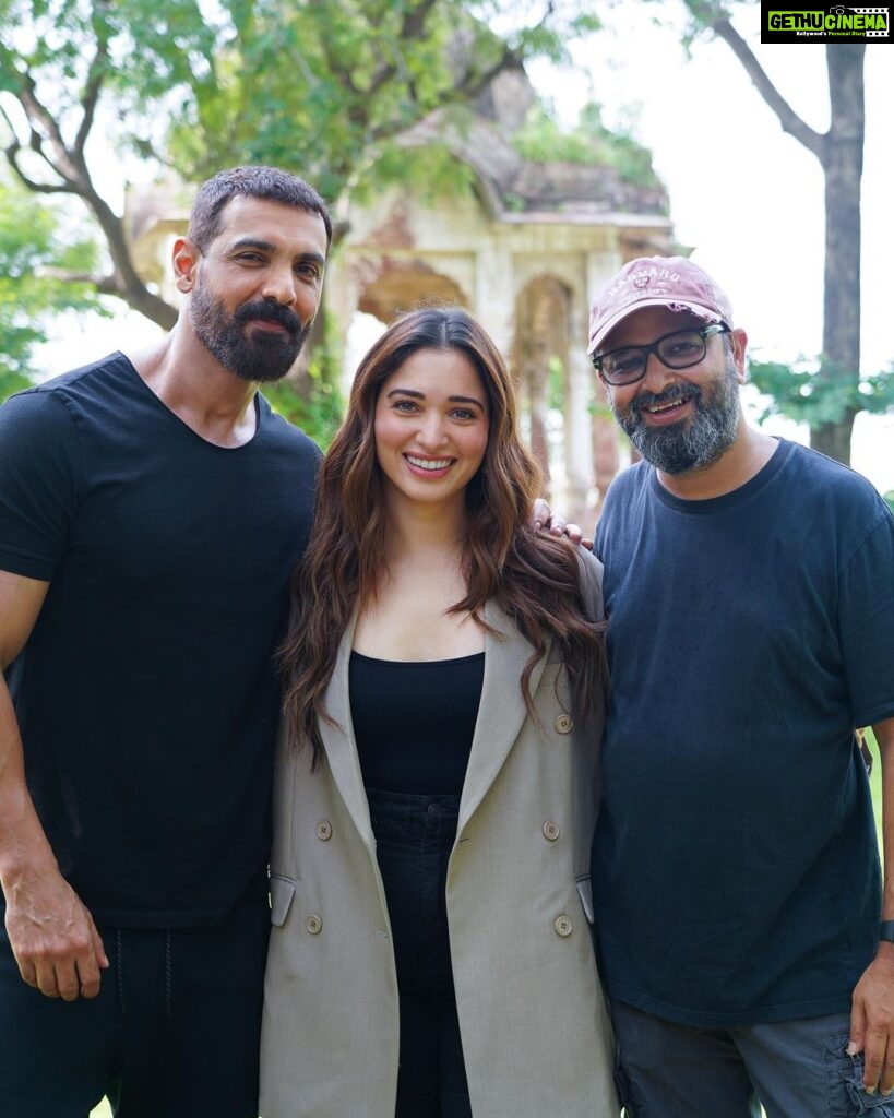 Tamannaah Instagram - Thrilled and grateful to embark on this exciting new journey with the #Vedaa family for a very special role! Can’t wait to work alongside this amazing cast and crew. 💫💫💫 @thejohnabraham @sharvari @nowitsabhi @nikkhiladvani @shariq_patel @onlyemmay @madhubhojwani @minnakshidas @aseemarrora @zeestudiosofficial @emmayentertainment @johnabrahament