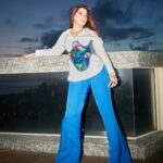 Tamannaah Instagram - Decided to match the sky! 🤍💙🩷 #AakhriSach