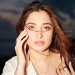 Tamannaah Instagram - Decided to match the sky! 🤍💙🩷 #AakhriSach
