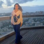 Tamannaah Instagram - Decided to match the sky! 🤍💙🩷 #AakhriSach