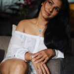 Tanishaa Mukerji Instagram - Sometimes ur name is all the statement u need 😎❤️ TM @ritikavardhanstatementpieces