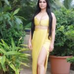 Tanishaa Mukerji Instagram - Nature rarely uses yellow Than another hue; Saves she all of that for sunsets, – Prodigal of blue … Emily Dickinson