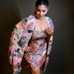 Tanishaa Mukerji Instagram - Bring out the beast and the beauty within you! Cos they both exist in me Stylist - @parikshaat Make up - Hair - Outfit - @mirpurimaheka Jewellery - @gehnajewellers1 Photographer - @araalexanderofficial #makeup @sam.shahani_ #hair @makeupbypramann