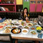 Tanushree Dutta Instagram - When you start fasting to reach God...temptations come like floodgates...Me getting welcomed at a local Mumbai eatery with a table full of scrumptious food. The second last temptation of christ...
