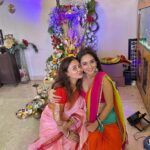 Tanya Sharma Instagram - Happy gannu day 💕 had the best time visiting my dear friends and their pretty ganpatis ! Bappa Humesha humare sath rahen 🙏🏻#ganeshchaturthi #grateful