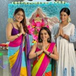 Tanya Sharma Instagram - Happy gannu day 💕 had the best time visiting my dear friends and their pretty ganpatis ! Bappa Humesha humare sath rahen 🙏🏻#ganeshchaturthi #grateful