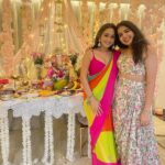 Tanya Sharma Instagram - Happy gannu day 💕 had the best time visiting my dear friends and their pretty ganpatis ! Bappa Humesha humare sath rahen 🙏🏻#ganeshchaturthi #grateful