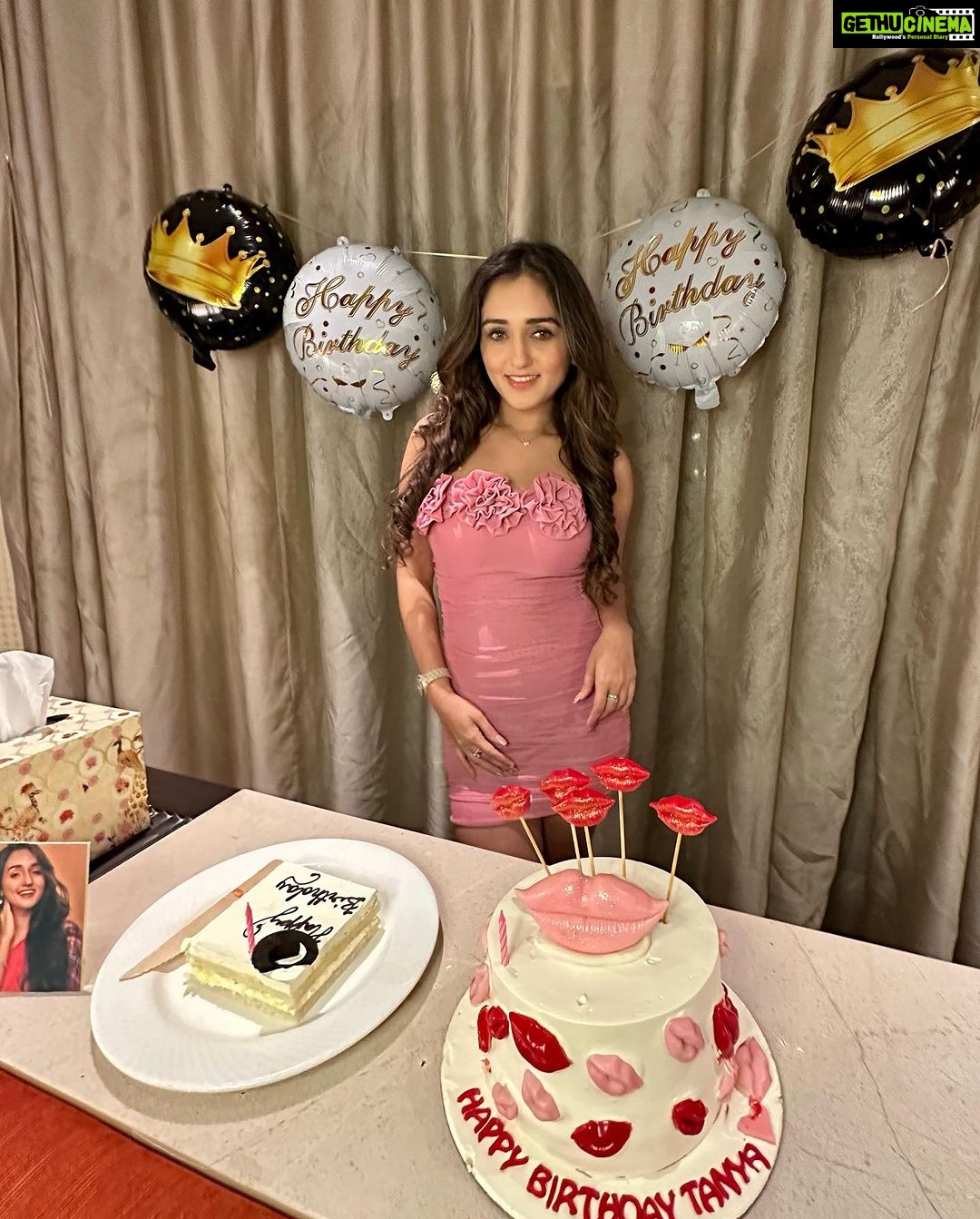 Tanya Sharma Instagram - “Birthday special” I always feel overwhelmed on my birthday as I feel all the love of my friends and family all together and just like every year this year too I realised that I have such amazing set of well wishers☺️💕 and I would like to give a big hug to them for being there including my fans who love me and support me no matter what ! So thankyou for another year of wonderful memories ! Grateful to god for everything 🩷 P.s - birthday spamming about to begin !! #birthdayprincess #birthday #ootdfashion #tanyasharma #september #baby #libragang TAJ Santacruz, Mumbai