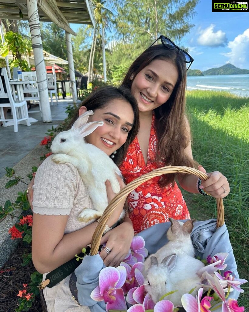 Tanya Sharma Instagram - Finally found my soul animal 🤌🏻 🐰.. . . bunnies by the beach at @frangipanilangkawi #travel #love #resort #langkawi #malaysia #girls #vacay #tanyasharma #frangipani The Frangipani Langkawi Resort & Spa