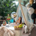 Tanya Sharma Instagram – Happiness is a state of mind and I was  so happy to receive this wonderful surprise from @manehvilla team during our stay in langkawi🙌🏻 Extraordinary stay with extra ordinary service 💫👏🏻. #stay #villas #manehvilla #explore #tanyasharma #holiday #vacation #travel2023 Langkawi