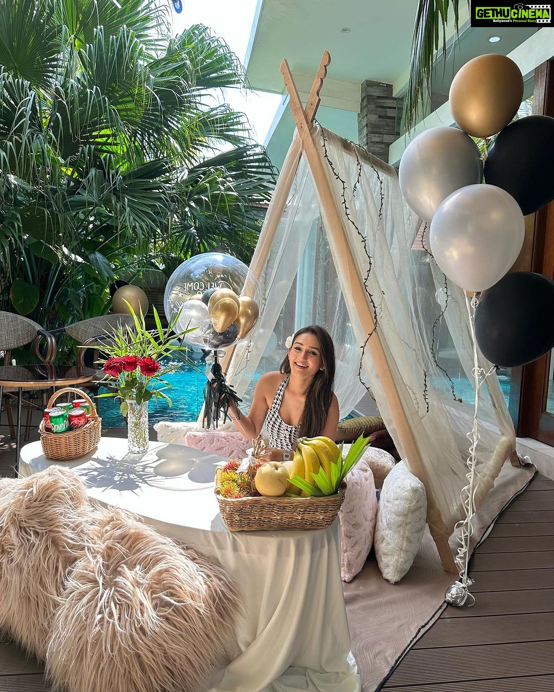 Tanya Sharma Instagram - Happiness is a state of mind and I was so happy to receive this wonderful surprise from @manehvilla team during our stay in langkawi๐๐ป Extraordinary stay with extra ordinary service ๐ซ๐๐ป. #stay #villas #manehvilla #explore #tanyasharma #holiday #vacation #travel2023 Langkawi