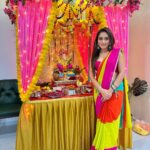 Tanya Sharma Instagram - Happy gannu day 💕 had the best time visiting my dear friends and their pretty ganpatis ! Bappa Humesha humare sath rahen 🙏🏻#ganeshchaturthi #grateful