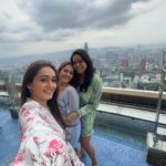 Tanya Sharma Instagram – Feeling high 😂🌈
.
.
Swipe right to see #influencers struggle 🥹
Wearing – @femi9.byas #vacation #travel #malaysia #love #grateful #photooftheday Sky Box at Sky Deck KL Tower