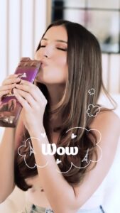 Tara Sutaria Instagram - The new Silk that #FeelsLikeAFrenchKiss is here and I’ve just reviewed it! Sort of 🤭 Try the new Cadbury Silk Ganache for yourself💕Click on the link in @CadburyDairyMilkSilk bio and use the code TARA20. #SilkGanache #FeelsLikeAFrenchKiss
