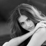 Tara Sutaria Instagram - Spontaneously taken black and white photographs and quite possibly my favourite ever shoot. Shot in my trailer after a wonderfully mad day with my dear @avigowariker 🖤🤍