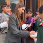 Tara Sutaria Instagram - I am delighted and so fortunate to have been invited by Her Majesty, The Queen Mother of Bhutan and the Bhutan Literature Festival, Bhutan Echoes, to talk about the arts. There is nothing I treasure more than to share my love for music, theatre, film and dance. I am touched deeply by the warmth, love and kindness Her Majesty, The Queen has shown me over the last few days and rejoice in the amalgamation of our cultures. Congratulations are in order, our beloved @manfrombhutan for a triumph of an event and for all the hard work and love you have put into @bhutanechoes - it has been an experience of a lifetime. ♥️♥️♥️