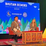 Tara Sutaria Instagram - I am delighted and so fortunate to have been invited by Her Majesty, The Queen Mother of Bhutan and the Bhutan Literature Festival, Bhutan Echoes, to talk about the arts. There is nothing I treasure more than to share my love for music, theatre, film and dance. I am touched deeply by the warmth, love and kindness Her Majesty, The Queen has shown me over the last few days and rejoice in the amalgamation of our cultures. Congratulations are in order, our beloved @manfrombhutan for a triumph of an event and for all the hard work and love you have put into @bhutanechoes - it has been an experience of a lifetime. ♥️♥️♥️