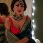 Tejaswi Madivada Instagram - I just wanna jhoom jhoom now! Saree by @singhanias_hyd Jewellery @thetrinkaholic