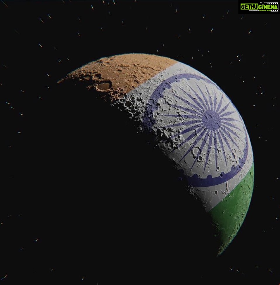 Thakur Anoop Singh Instagram - Our fighter makes it on the lunar soil safely!!! What a Proud moment !!! Bharat maata Ki Jai!!!! 🇮🇳 Many congratulations to team @isro.in and our dear scientists for making this happen with so much of hard work and sleepless nights! Today is an iconic day to be remembered for generations to come!! Mark the date : 23rd August 23