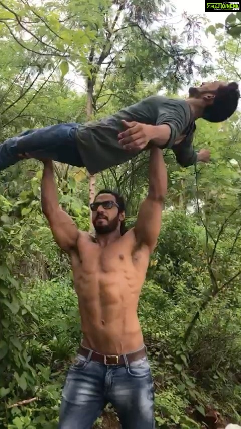 Thakur Anoop Singh Instagram - On sets when shooting and wish to pump, my staff is very useful!