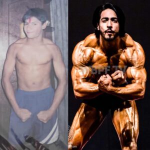 Thakur Anoop Singh Instagram - #MAJORTHROWBACK : I remember While in standard 8th, i came home performing from my school’s annual day function. With all that make up on and while changing clothes, I asked cousin to click some  pictures to flaunt some gains as I had started going to gym which was then followed by a laughter! I laughed off with them in moment but deep inside it did create a crack!! 

From there on, I kept going to the gym, got disciplined, more ziddi and pursued against peoples opinions and 17 years later with my new found physique, confidence and winning some titles, turned life around for me!! Now I meet my cousin and guess who’s laughing now! 😜😀

#Neverquit on your DREAMS! PERIOD!!!