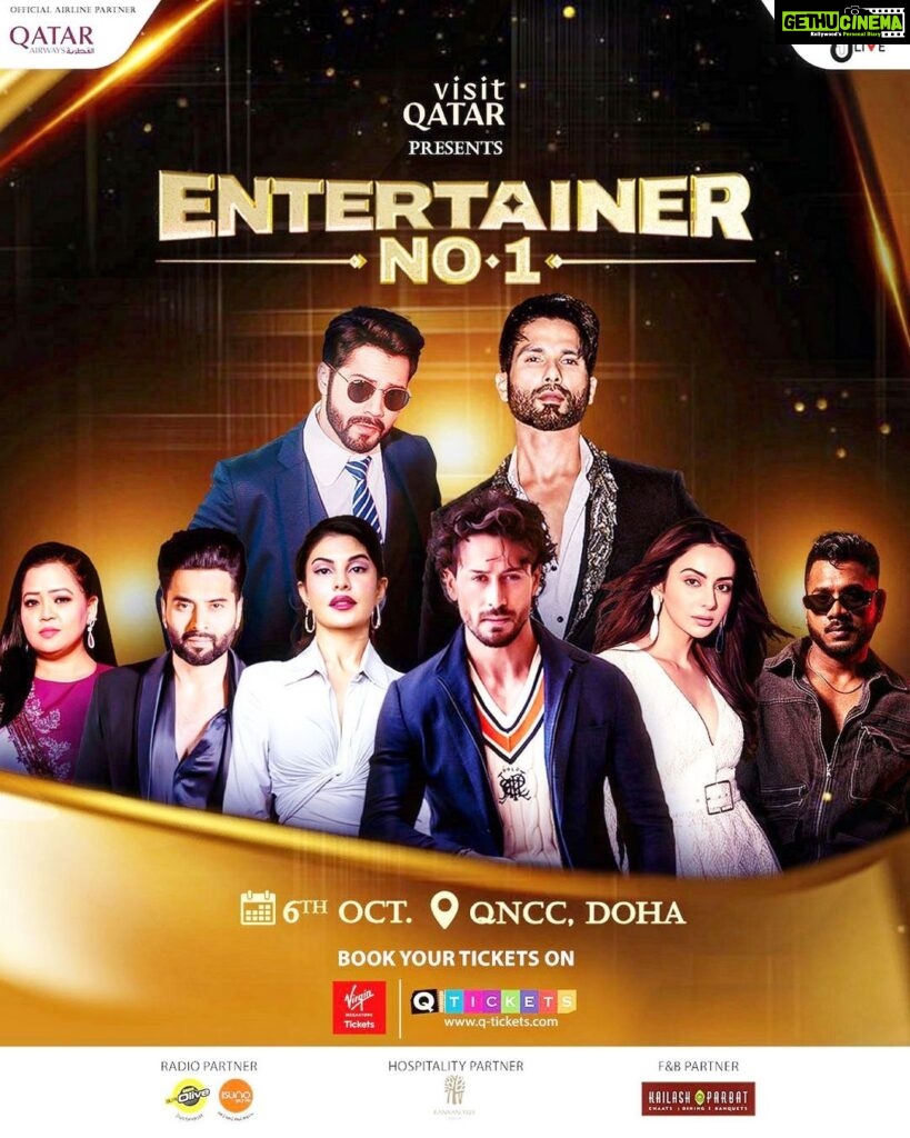 Tiger Shroff Instagram - Looking forward to performing in doha on oct 6th ✨❤#humarahehai 😉 @jjustliveofficial @qatarairways @radioolive.qa @virginmegastoretickets @qtickets_qtr qtr @qatarcalendar @radiosuno @jackkybhagnani @shyamc26 @iloveqatar @qatarliving @banyantreedoha @kailashparbatdoha #JjustLive #EntertainerNo1 #Qatar #Doha #BollywoodNight #BollywoodMagic #QatarEvent2023 #FirstTimeInQatar #visitqatar