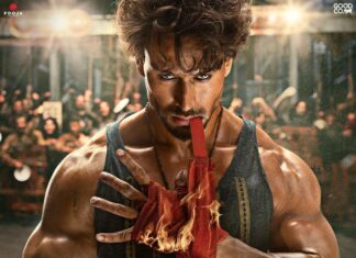 Tiger Shroff Instagram - Usko koi kya rokega...jab Bappa ka hai uspe haath Aa Raha Hai Ganapath… karne ek nayi duniya ki shuruwat #GanapathAaRahaHai #Ganapath in cinemas this Dussehra, 20th Oct @amitabhbachchan @vashubhagnani #VikasBahl @deepshikhadeshmukh #GoodCo @zeemusiccompany @vishalmishraofficial @elliavrram @ziadmbakri @girishkulkarni1 @rahman_actor @shruthymenon @jameel.mumbai @slglobal001 @timman79