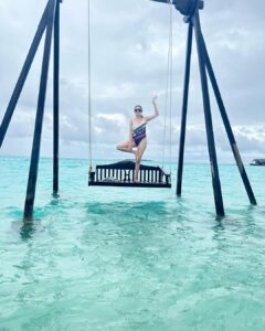 Tina Datta Instagram - The eternal love story with the sea, the infinite depth of water and all that is blue ❤️❤️❤️ . . @ambitiontravelstours @heritanceaarah @nijhawangroup . . #travelphotography #travel #heritanceaarah #maldives #heritancehotelsandresorts #heritanceexperience #travelgram #holidays #vacationmode #tinadatta Heritance Aarah