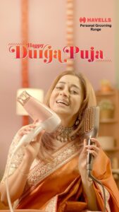 Tina Datta Instagram - Get. Set. Groom! Getting Pujo ready is easier than ever with the magic of Havells Grooming Products that give you soft, smooth, and shiny hair. All you need is a few minutes to get set and groom. Ekdom hebby laagchena? It’s time! Add Havells Grooming products to your cart today. #DurgaPuja #Havells #PersonalGrooming #HairDryer #HairBrush