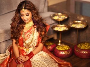 Tina Datta Instagram - Shubho Nobami 🙏🏻❤️ . . . #navratri #navratri2023 #durgapuja #duggadugga #bengaligirl #bong #fashion #style #lookbook #tinadatta