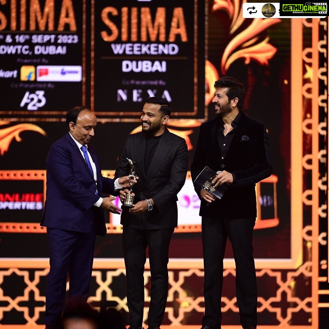 Tovino Thomas Instagram - Really humbled to be awarded as the Best Actor at SIIMA Awards last night. Unfortunately I was not able to make it to the ceremony as I have been advised complete rest following a recent injury. Big thanks to SIIMA for the recognition and to my dear Thallumaala team for making such a wonderful movie because of which I have this moment today. And when it got made, all of you loved, accepted and acknowledged it to make Thallumaala a landmark movie for me. Thanking each and every audience for your love. Last but dearest, thanks to my buddy @ibasiljoseph for (always) being there when I couldn't and receiving the award for me. Congrats on your win as the Best Actor - Jury @ibasiljoseph . Also congrats to all the other winners and achievers at the event. Love. #repost from @siimawards Tovino Thomas, the charismatic talent, has secured the Best Actor (Malayalam) award for his exceptional performance in Thallumaala at SIIMA 2023. Basil Joseph has accepted the award on his behalf. #A23Rummy #HonerSignatis #Flipkart #ParleHideAndSeek #LotMobiles #SouthIndiaShoppingMall #TruckersUAE #SIIMA2023 #A23SIIMAWeekend #SouthIndianAwards #Docile #SIIMAinDubai Danube Properties Presents A23 SIIMAWEEKEND in Dubai on 15th and 16th September