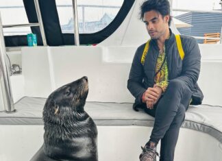 Tovino Thomas Instagram - Let’s talk about the bloody 30 acres of sea !! 🥴 #atlanticocean #namibia #walvisbay #pelican #seal #albatros Atlantic Ocean Namibian Coast