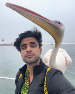 Tovino Thomas Instagram - Let’s talk about the bloody 30 acres of sea !! 🥴

#atlanticocean #namibia #walvisbay #pelican #seal #albatros
